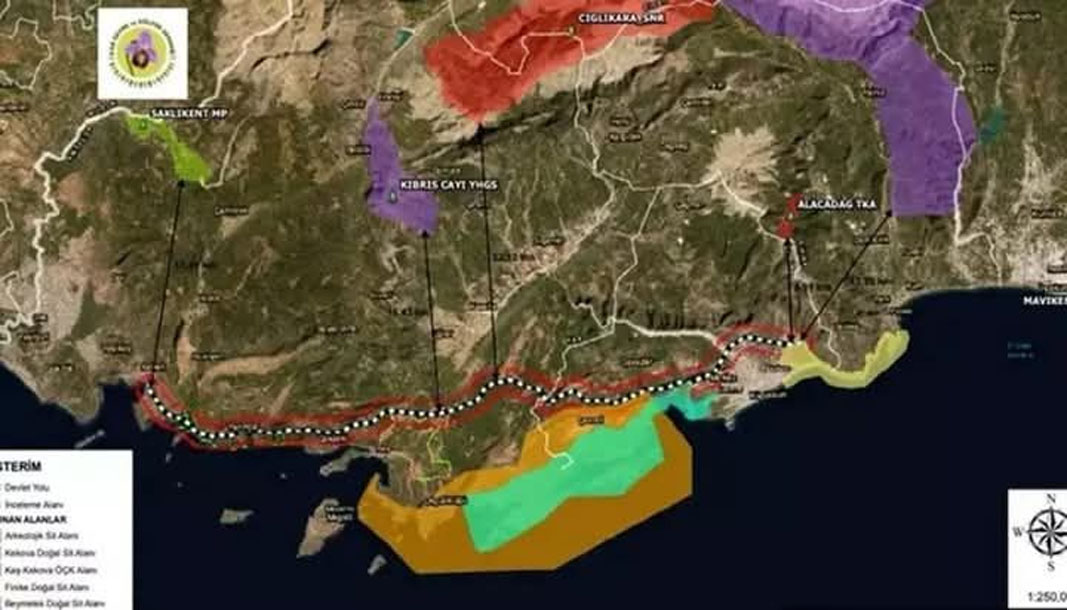 ANTALYA-BHA Antalya’nın batı ilçeleri Finike’den başlayıp Demre- Kaş- Kalkan arasında