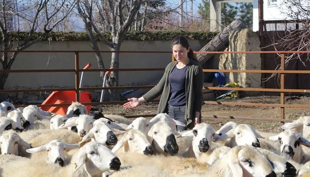 ISPARTA-BHA Isparta’da Veteriner Sağlık Teknikeri Gizem Kaynak, Bakanlıktan aldığı destekle