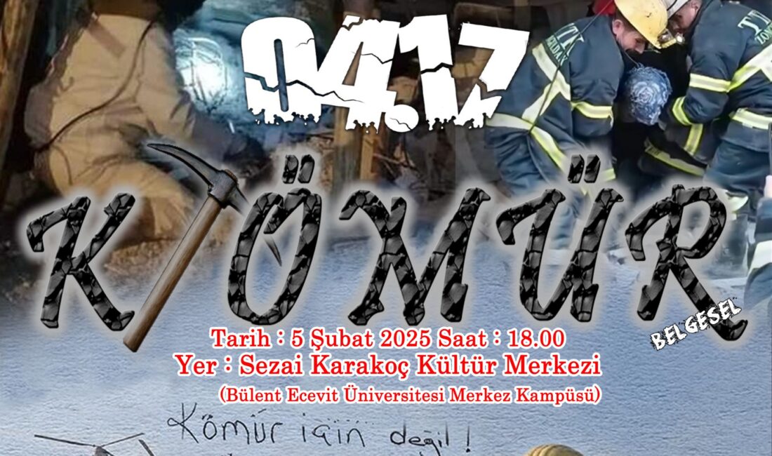 ZONGULDAK-BHA Genel Maden İşçileri Sendikası (GMİS) yapımcılığını üstlendiği, maden işçilerinin