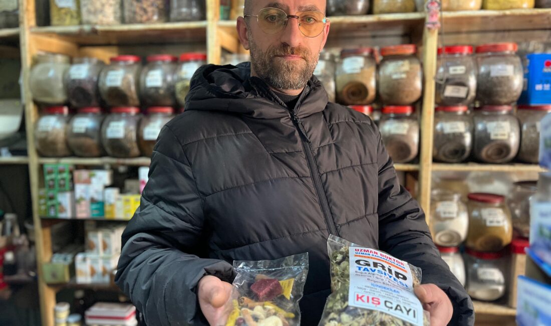 AYDIN-BHA Aydın’da 30 yıldır baharatçılık yapan Sertaç Çelik, kış aylarında