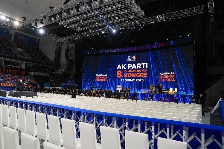 Ankara Arena Spor Salonu, AK Parti’nin 8. Olağan Büyük Kongresi’ne