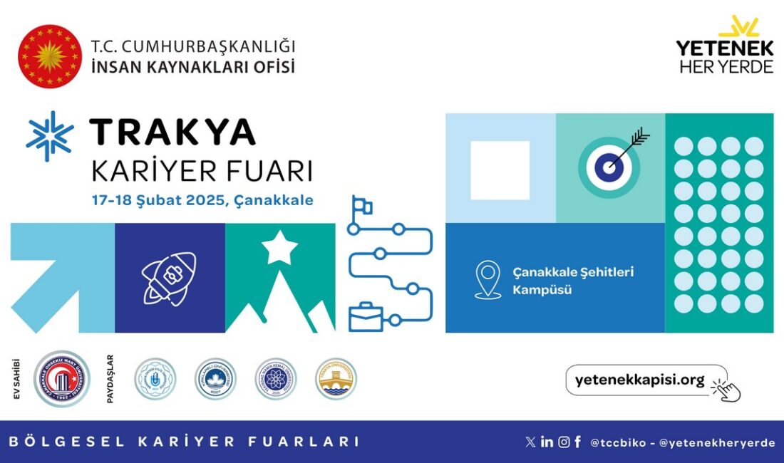 Trakya Kariyer Fuarı 2025’de Genç Yetenekler ve İş Dünyası Bir Araya Geliyor – Birlik Haber Ajansı BİROL GÜNGÖRDÜ / ÇANAKKALE – BHA Trakya Kariyer Fuarı (TRAKYAKAF)