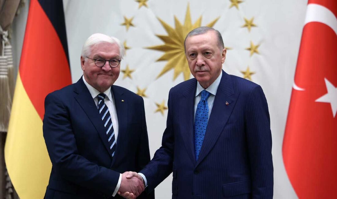 ANKARA-BHA Cumhurbaşkanı Recep Tayyip Erdoğan ve Almanya Cumhurbaşkanı Frank-Walter Steinmeier,