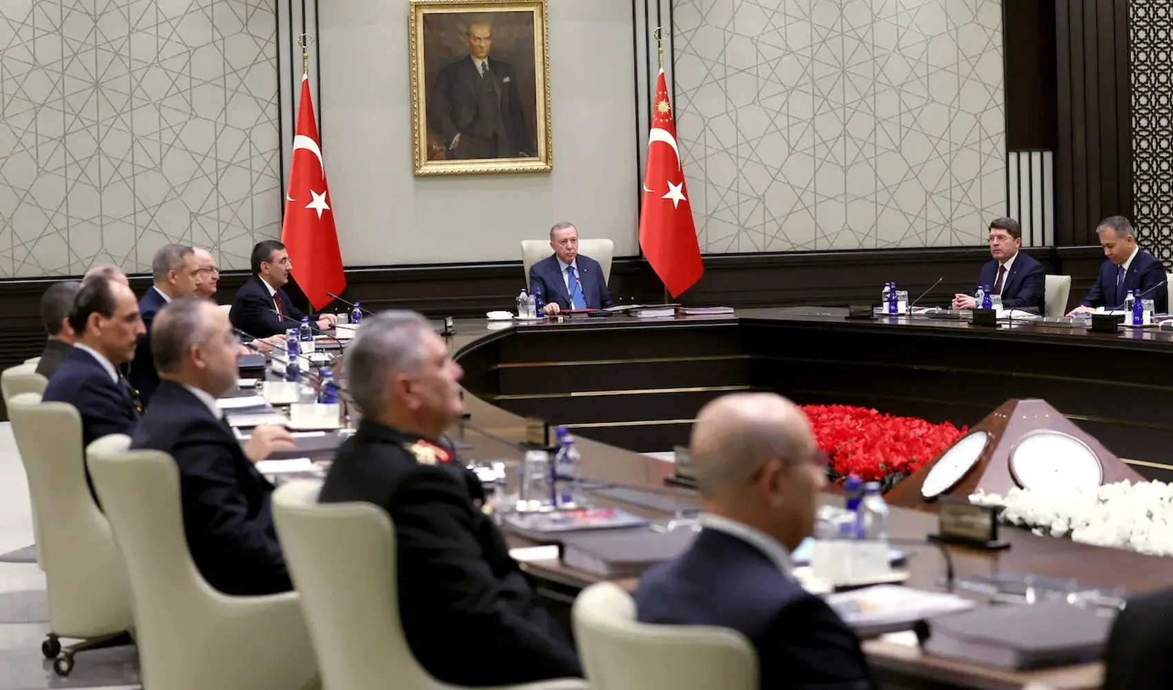 Milli Güvenlik Kurulu (MGK), Cumhurbaşkanı Recep Tayyip Erdoğan’ın başkanlığında toplandı.