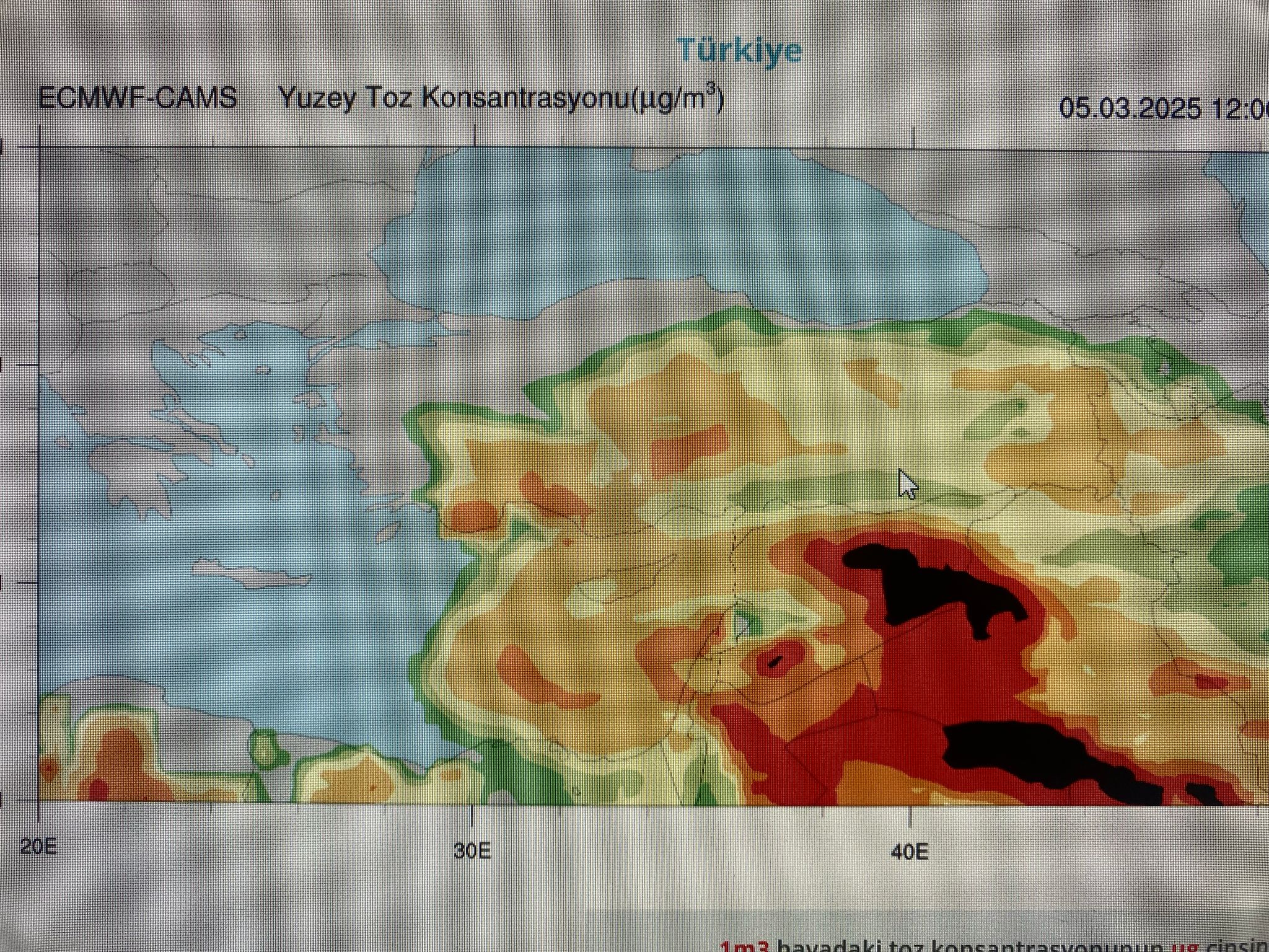 Suriye üzerinden Türkiye'ye ilerleyen toz bulutu, 3 gün boyunca etkili