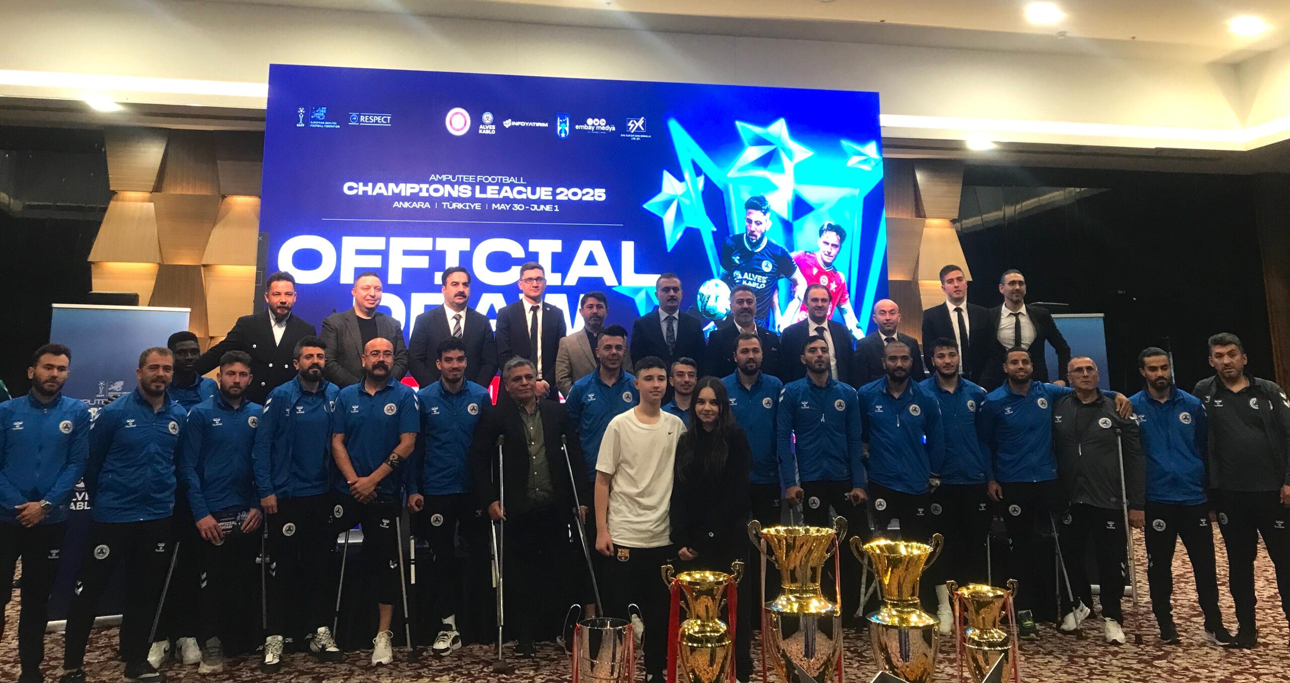 Avrupa’nın en prestijli ampute futbol organizasyonu olan Avrupa Ampute Futbol