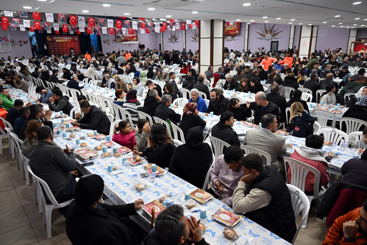 Birlik, beraberlik ve dayanışma duyguları, Ramazan Ayı’nda Büyükşehir tarafından kurulan