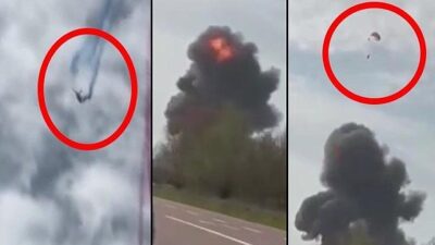 Fransa’nın kuzeydoğusundaki Saint-Dizier bölgesinde Fransız Hava Kuvvetlerine bağlı akrobasi uçuşu