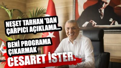 Eski Mezitli Belediye Başkanı Neşet Tarhan, Derşah Nar’ın sunduğu Bu