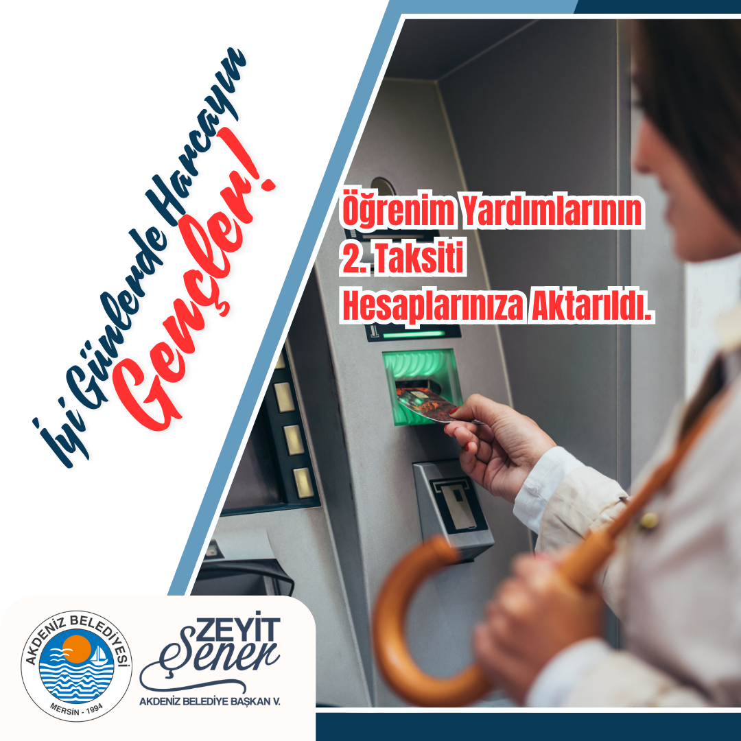 Akdeniz Belediyesi tarafından üniversite öğrencilerine yönelik sağlanan öğrenim yardımı desteğinin