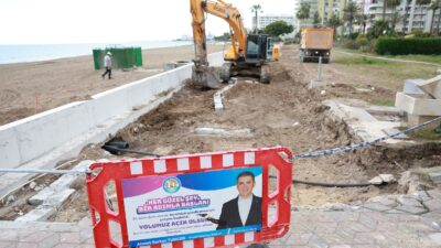 MEZİTLİ BELEDİYESİ EKİPLERİ SAHA ÇALIŞMALARINA DEVAM EDİYOR Mezitli Belediyesi, saha