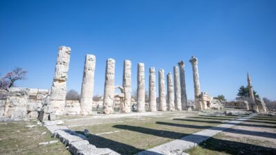 Mersin Büyükşehir Belediyesi, Silifke’deki antik Uzuncaburç Ören Yeri’nde ulaşım ve