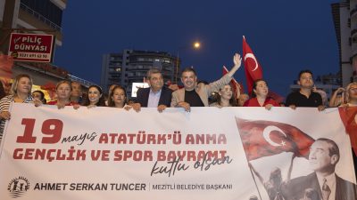 MEZİTLİ’DE 19 MAYIS COŞKUSU DORUKLARA ULAŞTI Mezitli Belediyesi, 19 Mayıs