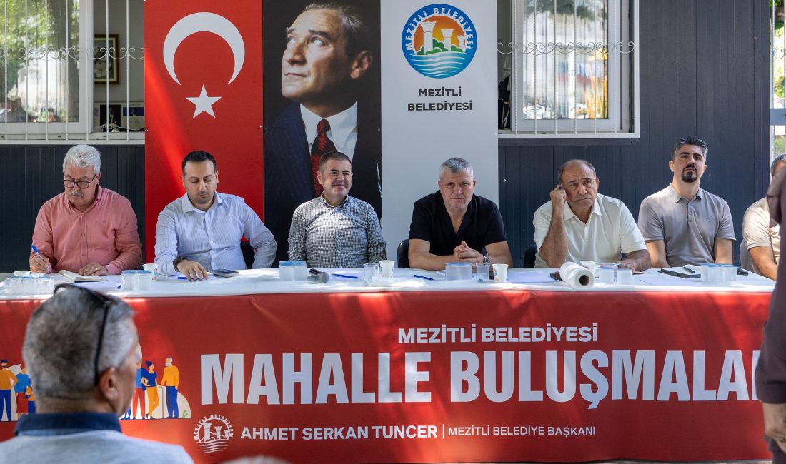 Mezitli Belediye Başkanı Ahmet Serkan Tuncer, katılımcı belediyecilik anlayışıyla kentin