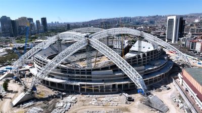 Başkentte 2018 yılında yıkılan 19 Mayıs Stadyumu’nun yerine TOKİ tarafından