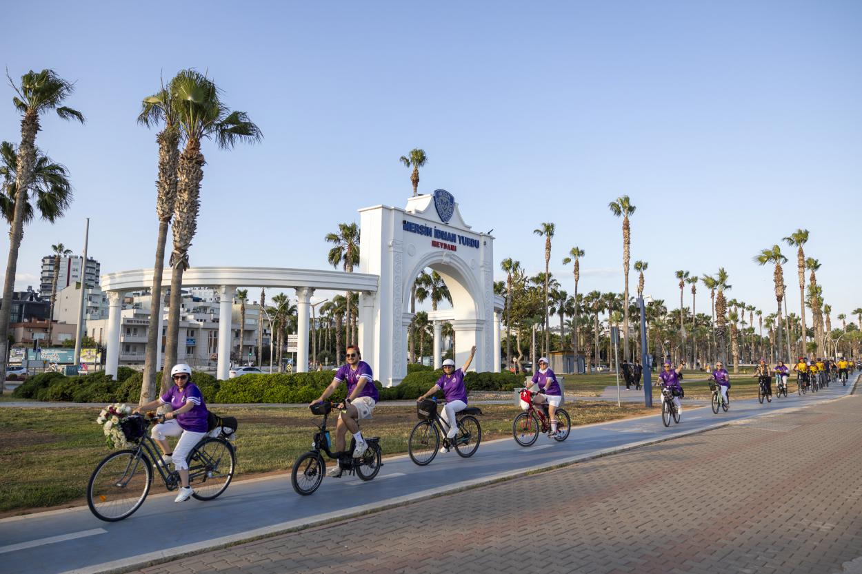 Mersin’de bisiklet kullanımını artırarak hem yurttaşların, hem de çevrenin sağlığını