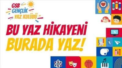 ençlik ve Spor Bakanlığı, yaz tatiline giren çocuk ve gençler