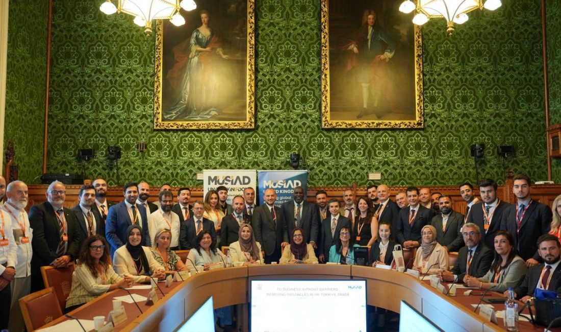 25 Haziran 2025’te, MÜSİAD UK’nin Baroness Uddin’in ev sahipliğinde İngiltere