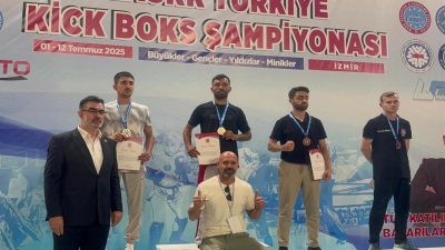 Akdeniz Belediyespor Kulübü’nün milli sporcusu Hatip Emlek, Türkiye Kick Boks