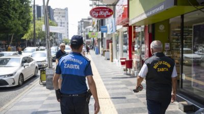 Mersin Büyükşehir Belediyesi Zabıta Dairesi Başkanlığı’na bağlı Denetleme Şube Müdürlüğü