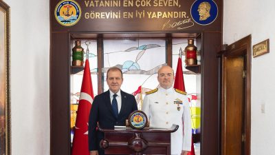 
Akdeniz Bölge ve Garnizon Komutanlığı görevine atanan Tuğamiral Soner Kazankaya’yı