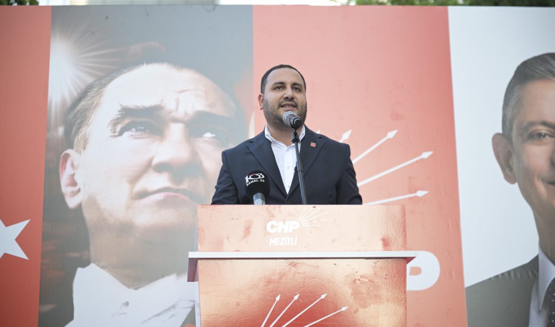 Cumhuriyet Halk Partisi Mersin İl Başkan Yardımcısı Tolga Gökçeli, partisinin