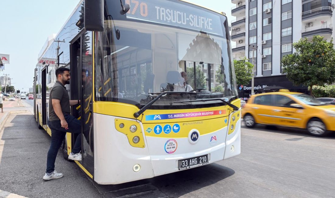 Mersin Büyükşehir Belediyesi, toplu taşıma sisteminde ödeme kolaylığını artıran ve
