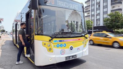 Mersin Büyükşehir Belediyesi, toplu taşıma sisteminde ödeme kolaylığını artıran ve