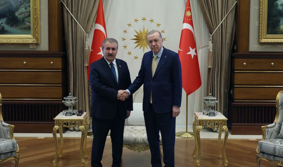 Cumhurbaşkanı Recep Tayyip Erdoğan, Büyük Birlik Partisi (BBP) Genel Başkanı