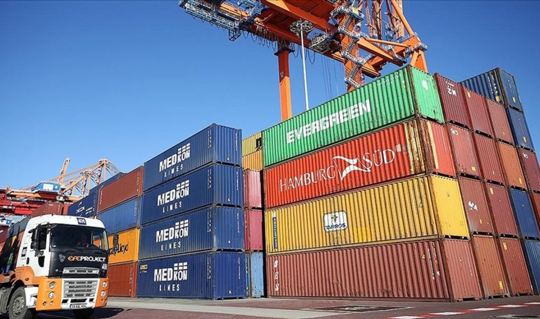 Limanlarda temmuzda elleçlenen toplam konteyner miktarı yüzde 14,5 artışla 1