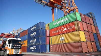 Limanlarda temmuzda elleçlenen toplam konteyner miktarı yüzde 14,5 artışla 1