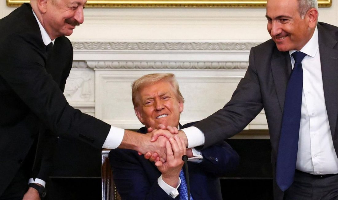 Azerbaycan ve Ermenistan’dan Washington’da tarihi barış Taraflar ayrıca Azerbaycan’ı Nahçıvan üzerinden Türkiye’ye bağlayacak “Uluslararası Barış ve