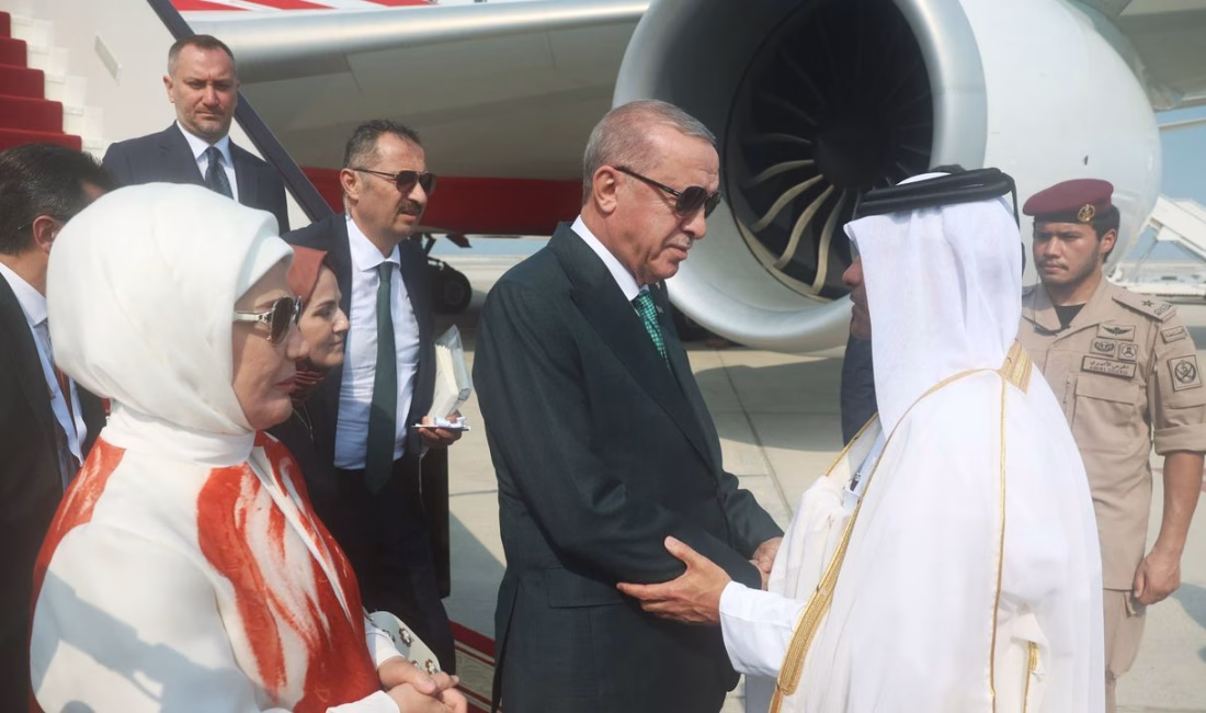 Erdoğan, "TC-TRK" uçağıyla saat 11.00’de İstanbul Atatürk Havalimanı’ndan Katar’a hareket