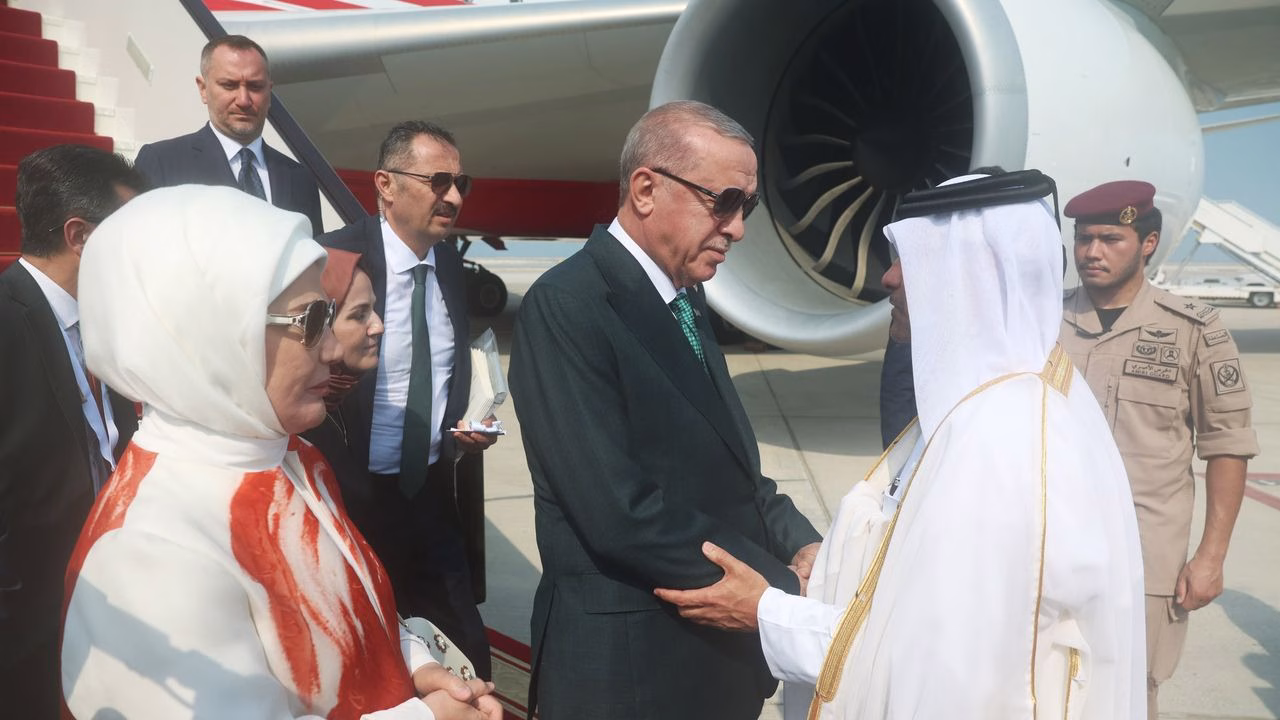 Erdoğan, "TC-TRK" uçağıyla saat 11.00’de İstanbul Atatürk Havalimanı’ndan Katar’a hareket