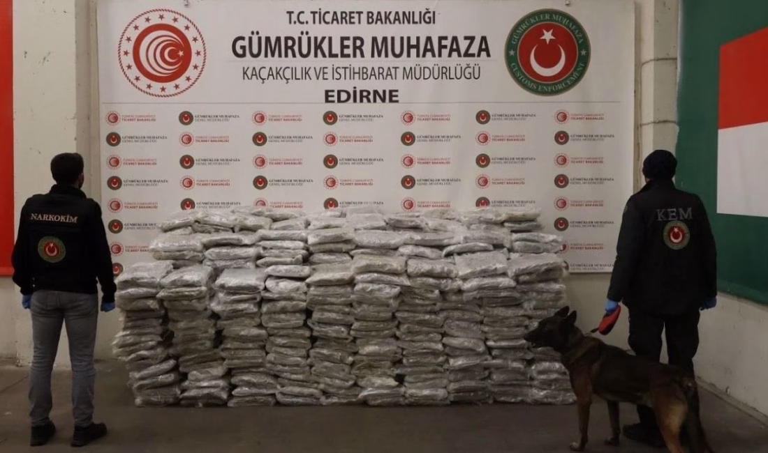 Kapıkule ve İpsala’da 524 kilo uyuşturucu yakalandı! Edirne’de gerçekleştirilen iki ayrı operasyonda, toplam 524 kilo 336 gram