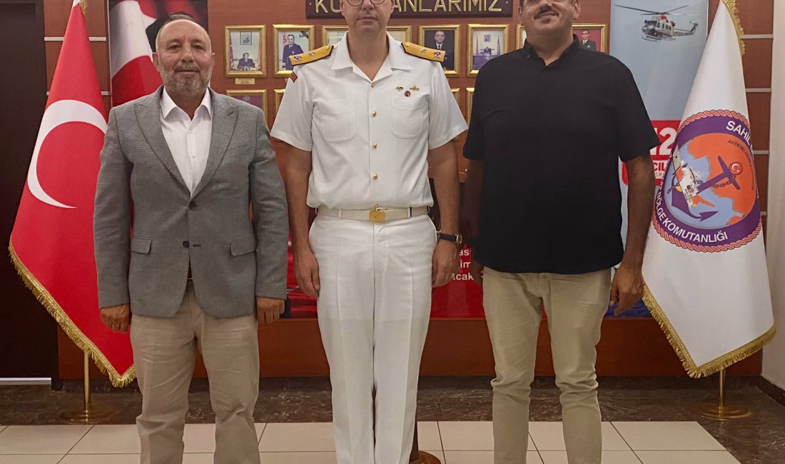 Sahil Güvenlik Akdeniz Bölge Komutanlığı’na atanan Tuğamiral Gökmen Gücüyen’e, bugün