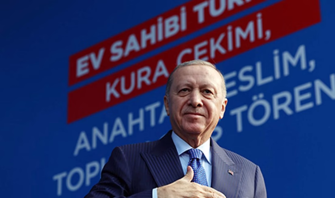 Cumhurbaşkanı Erdoğan, Aydın’da “Ev Sahibi Türkiye” kura çekimi, anahtar teslim