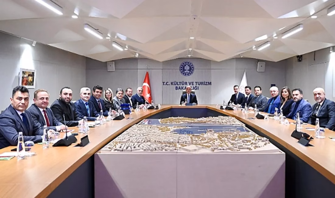 Bakan ERSOY, RATEM Yönetimini Kabul etti Radyo ve televizyon yayıncıları meslek birliği Başkanı Vedat Gündoğan ve