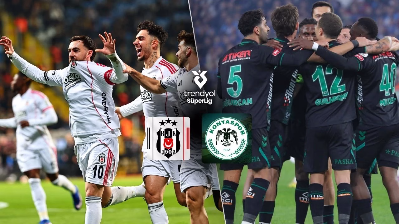 Beşiktaş, Trendyol Süper Lig’in 20. haftasında sahasında TÜMOSAN Konyaspor ile