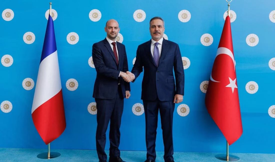 Dışişleri Bakanı Hakan Fidan, Fransa Dışişleri Bakanı Jean-Noel Barrot ile