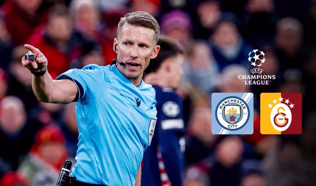 Manchester City – Galatasaray maçının hakemi belli oldu Avrupa futbolunun en prestijli organizasyonu UEFA Şampiyonlar Ligi’nde son hafta