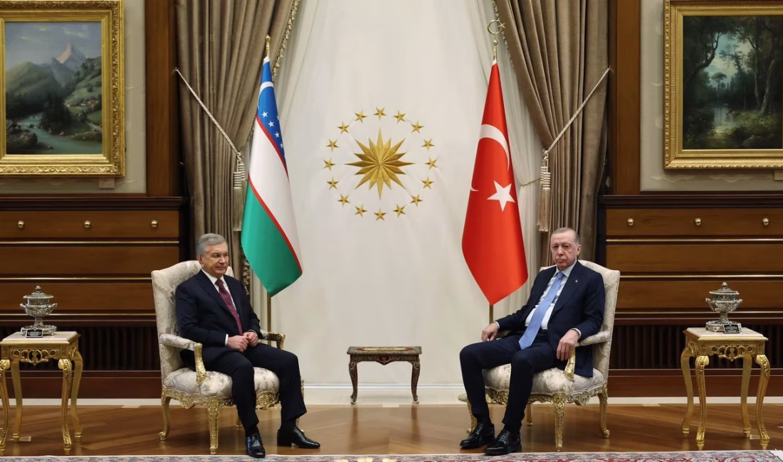 Cumhurbaşkanı Recep Tayyip Erdoğan ve Özbekistan Cumhurbaşkanı Şevket Mirziyoyev’in huzurunda,