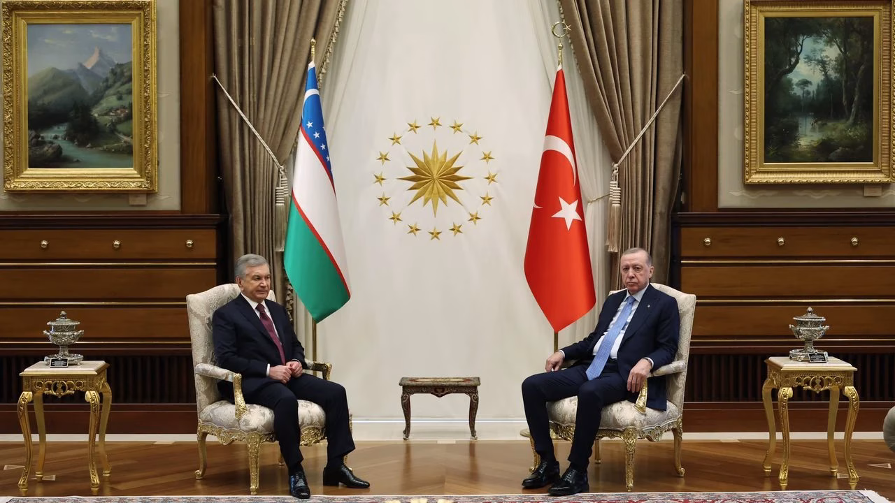 Cumhurbaşkanı Recep Tayyip Erdoğan ve Özbekistan Cumhurbaşkanı Şevket Mirziyoyev’in huzurunda,