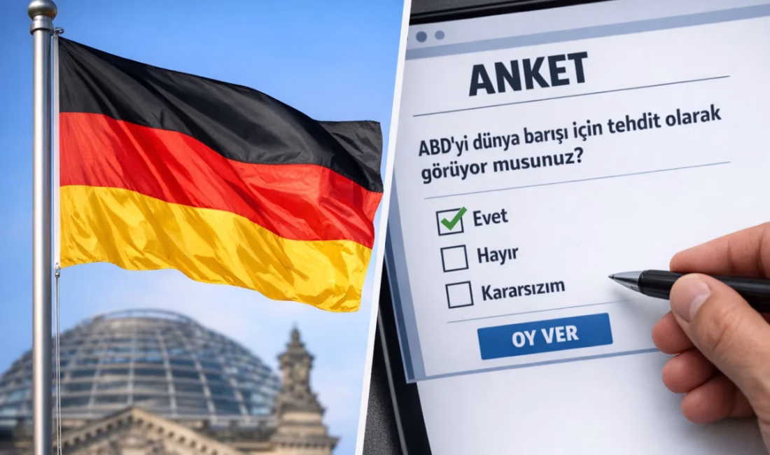 Almanya’da gerçekleştirilen bir ankette, Alman halkının önemli bir bölümünün ABD’yi