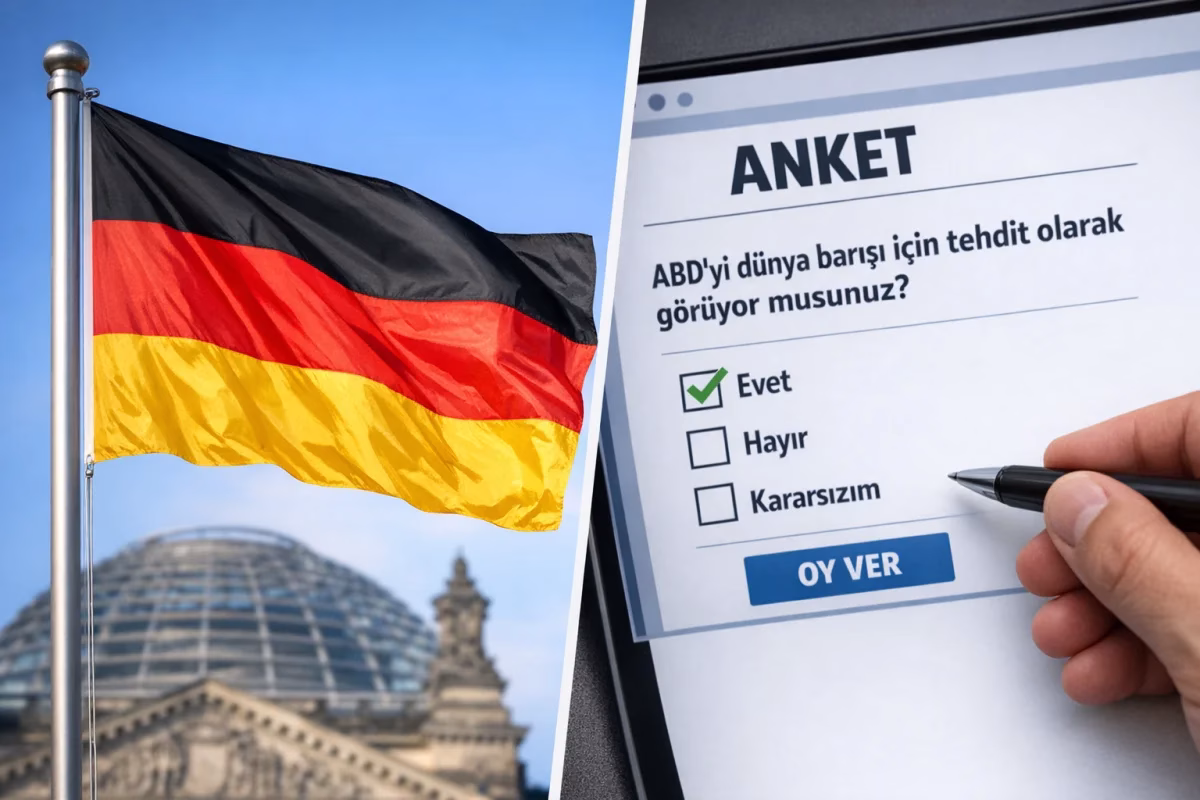 Almanya’da gerçekleştirilen bir ankette, Alman halkının önemli bir bölümünün ABD’yi