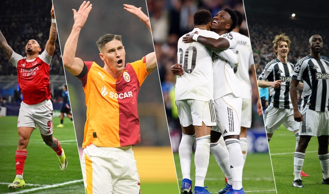 UEFA Şampiyonlar Ligi’nde lig aşamasının 7. hafta karşılaşmaları, oynanan 9