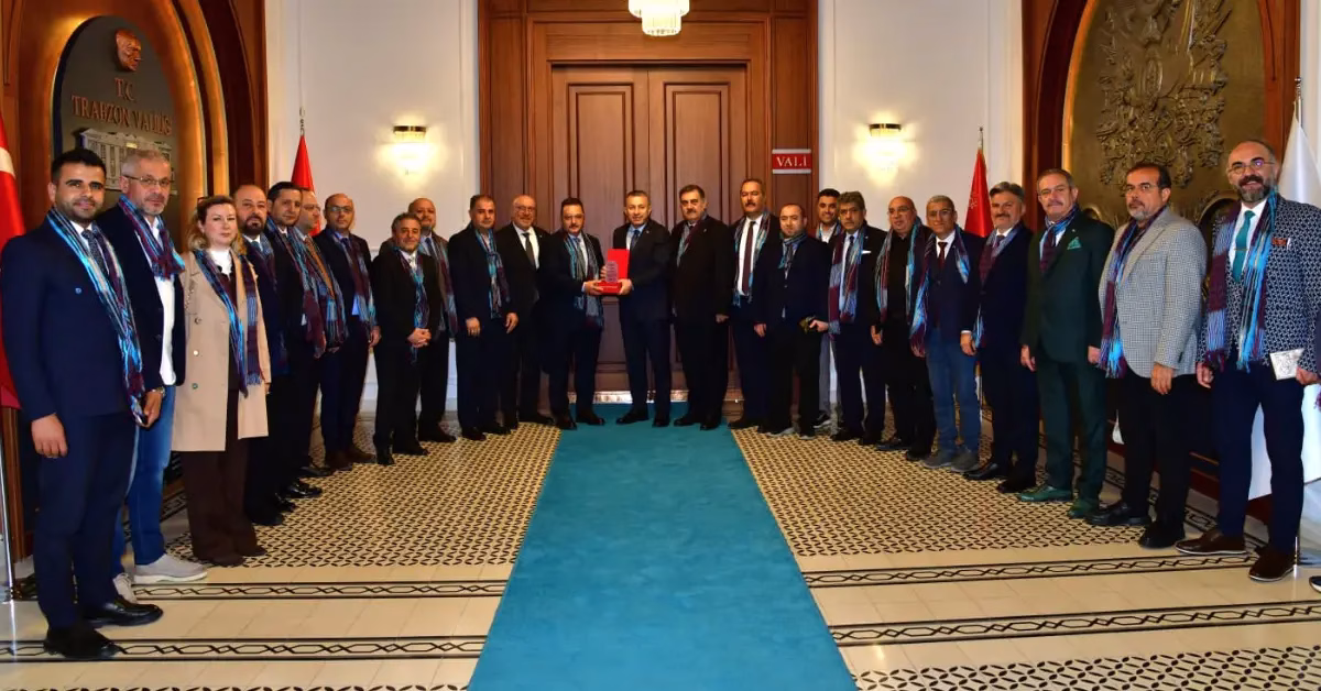 TRABZON-BHA Valilik makamında gerçekleşen ziyarette, Trabzon’un sosyal, ekonomik ve kültürel