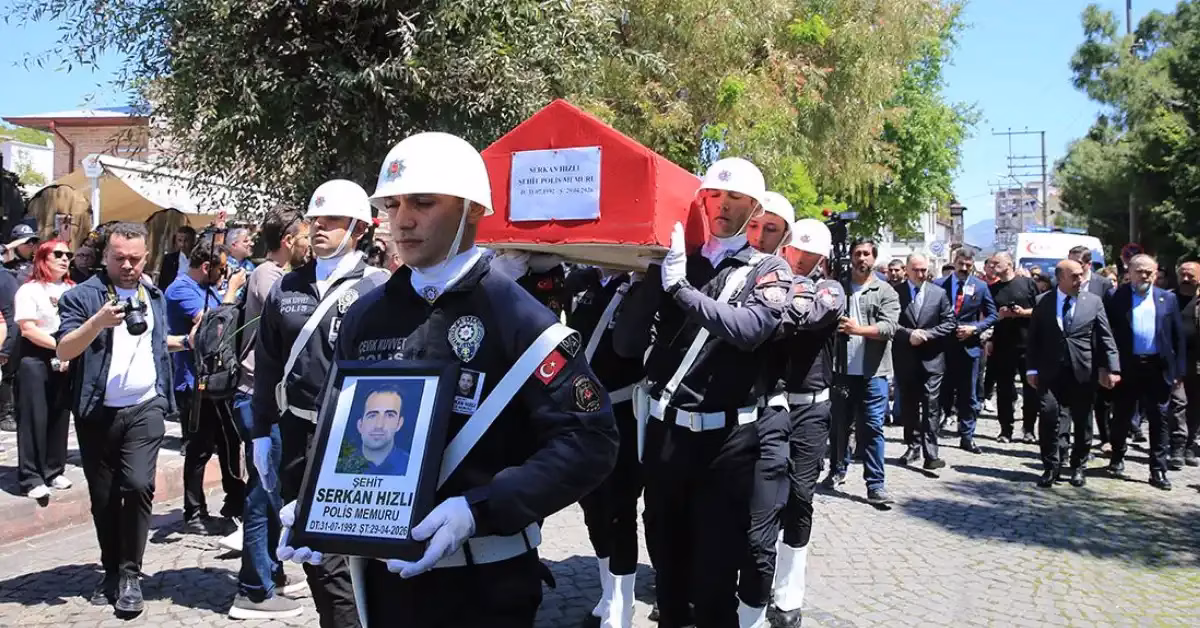 İZMİR-BHA 34 yaşındaki Hızlı için ilk tören İzmir İl Emniyet