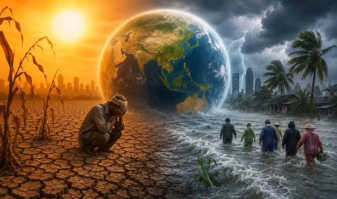 Asya’yı sıcaklık, kuraklık ve sel riski bekliyor ANKARA – BHA Dünya Meteoroloji Örgütü (WMO), El Nino hava