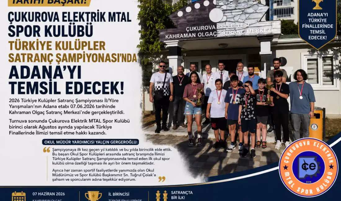 ADANA – BHA  07 Haziran 2026 tarihinde Adana Kahraman Olgaç